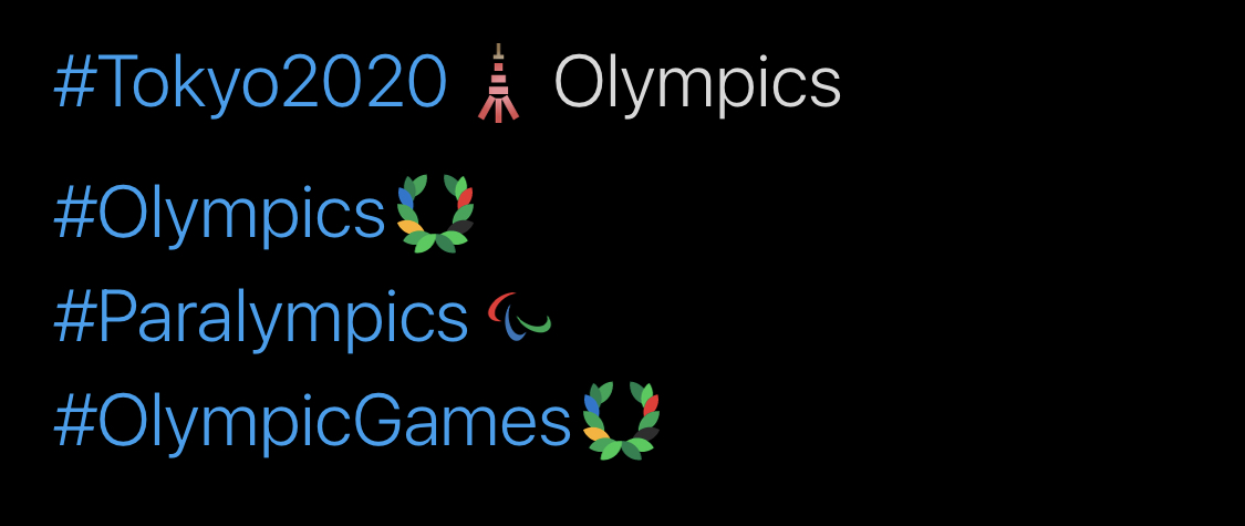 Tokyo 2020 Olympics, Generic